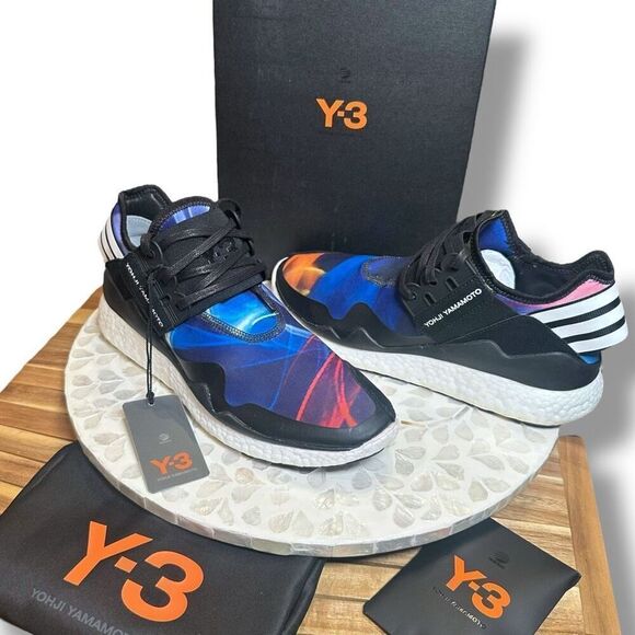 Adidas Y‑3 Retro Boost “Black Electric Blue” Yohji Yamamoto Boost Sneaker Men’s